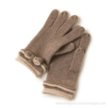 New 2020 Flower Knitted Winter Cashmere Gloves
